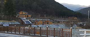 작천정달빛야영장 전경