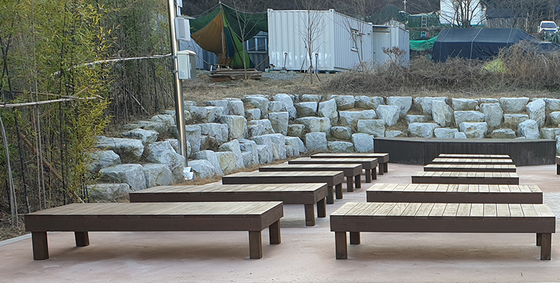 작천정달빛야영장 전경