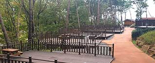 작천정달빛야영장 전경