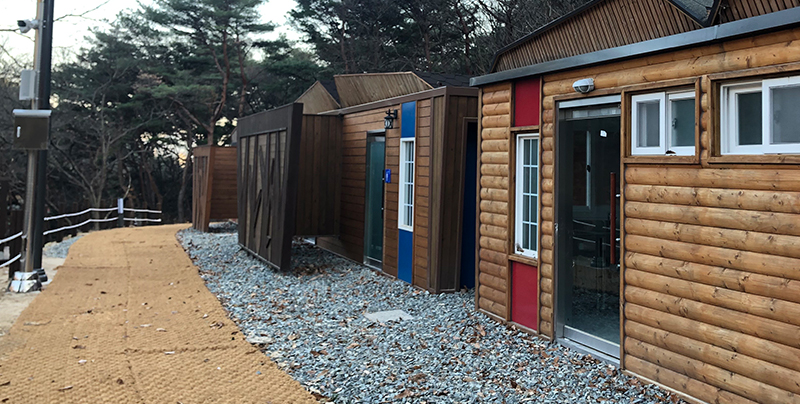 작천정별빛야영장 전경