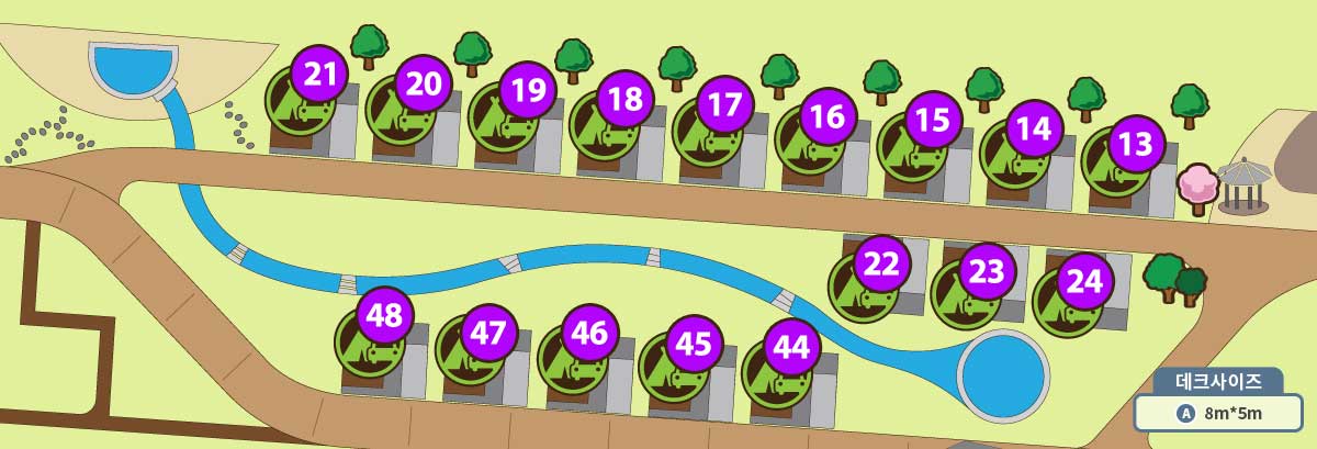 힐링Zone 시설도